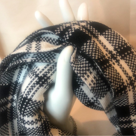 TIMBERLAND Plaid Flat Knit Scarf NWT - Picture 3 of 12